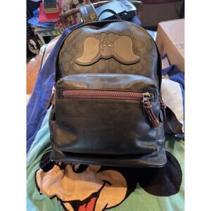 Coach Disney Dumbo Signature Canvas Leather Backpack